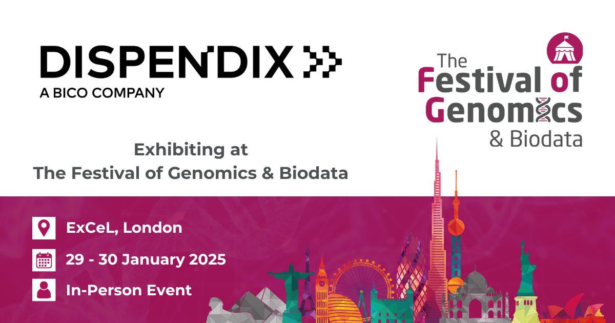 DISPENDIX to Present I.DOT Liquid Handler at Festival of Genomics
